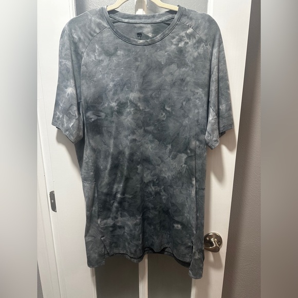 Lululemon Always Agile Short Sleeve-Diamond Dye True Navy Chambray - Picture 3 of 10